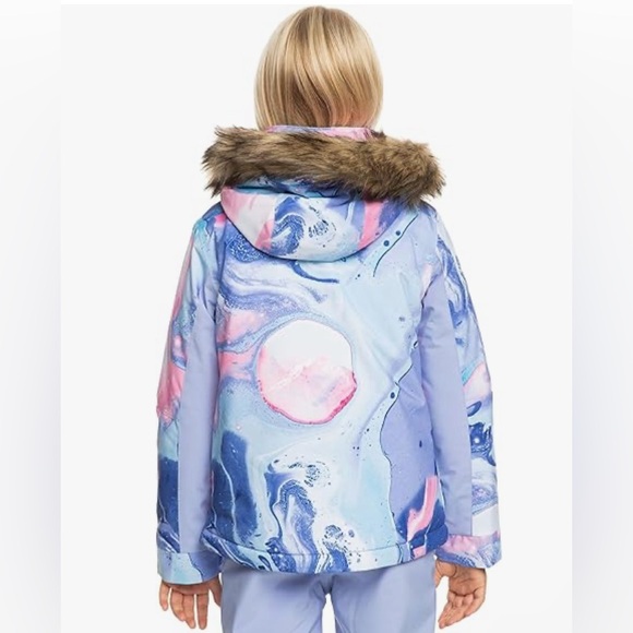 Roxy Girl Dri-Flight American Pie Snow Jacket Blue Landscape NWT Size XL (14) - Picture 3 of 12